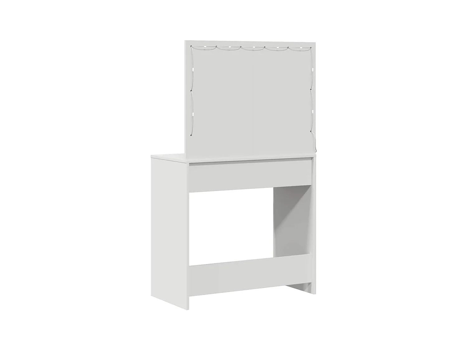 Coiffeuse Blanc 78.5 x 41 x 135 cm Bois d'ingénierie