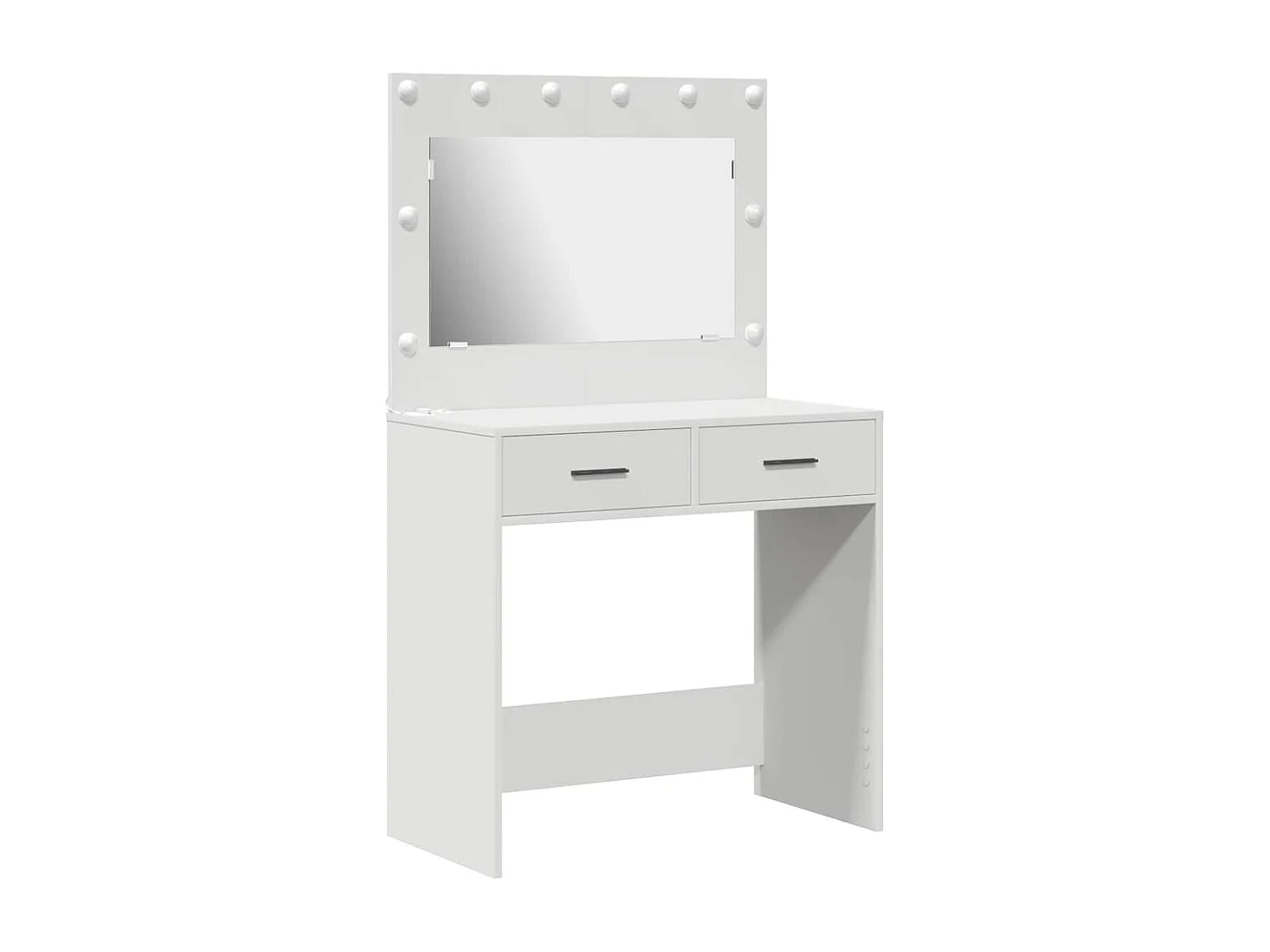 Coiffeuse Blanc 78.5 x 41 x 135 cm Bois d'ingénierie