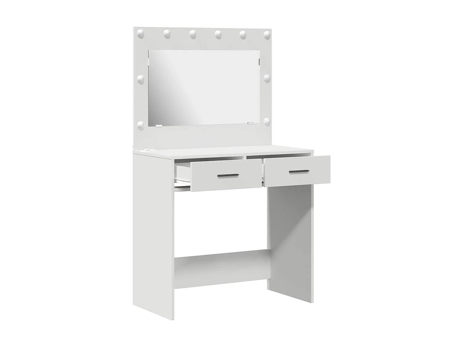 Coiffeuse Blanc 78.5 x 41 x 135 cm Bois d'ingénierie