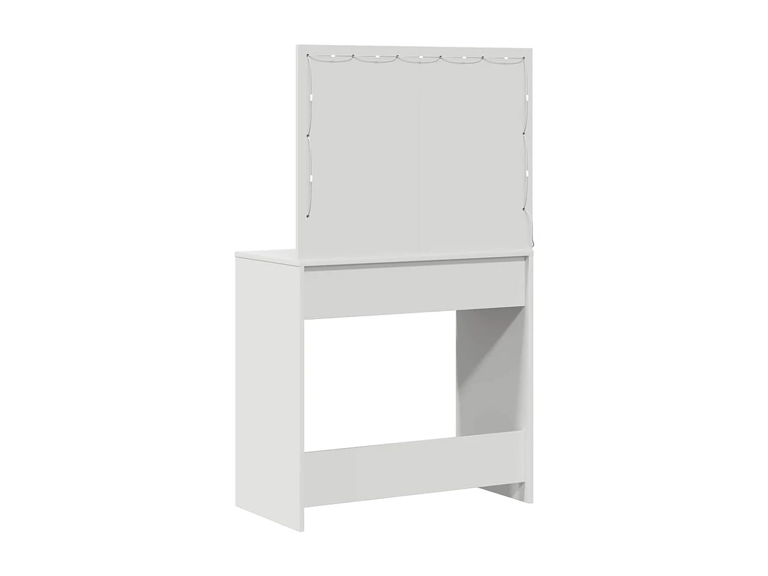 Coiffeuse Blanc 78.5 x 41 x 135 cm Bois d'ingénierie