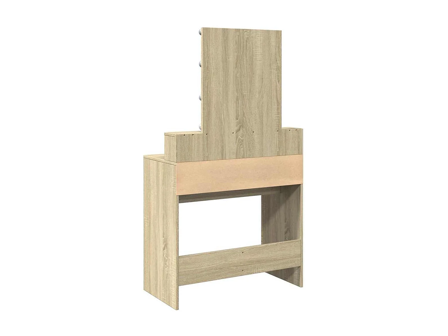 Kaptafel met LED Sonoma eiken 80x41x144,5 cm