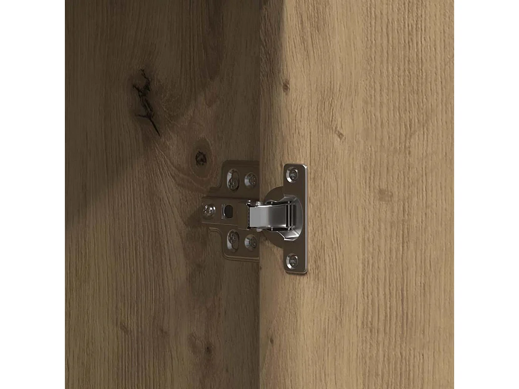 Bruine kaptafel 102 x 33 x 135 cm bewerkt hout