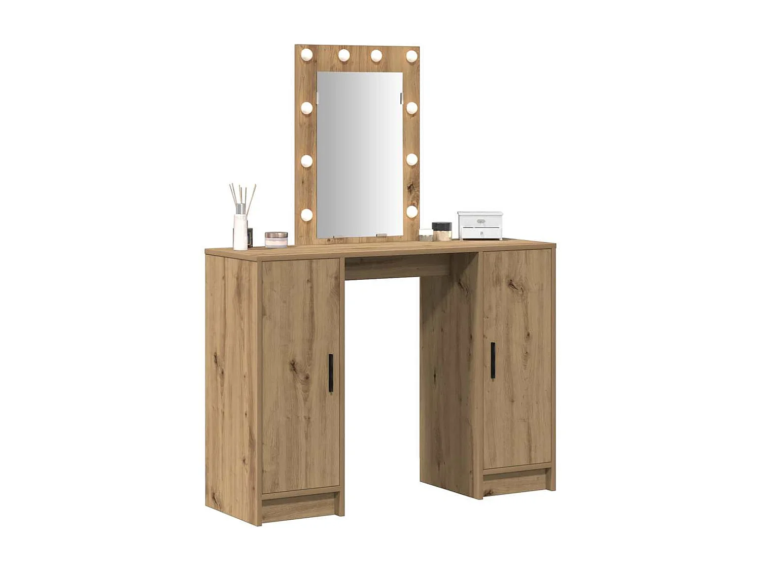 Table de Toilette Marron 102 x 33 x 135 cm Bois d'ingénierie