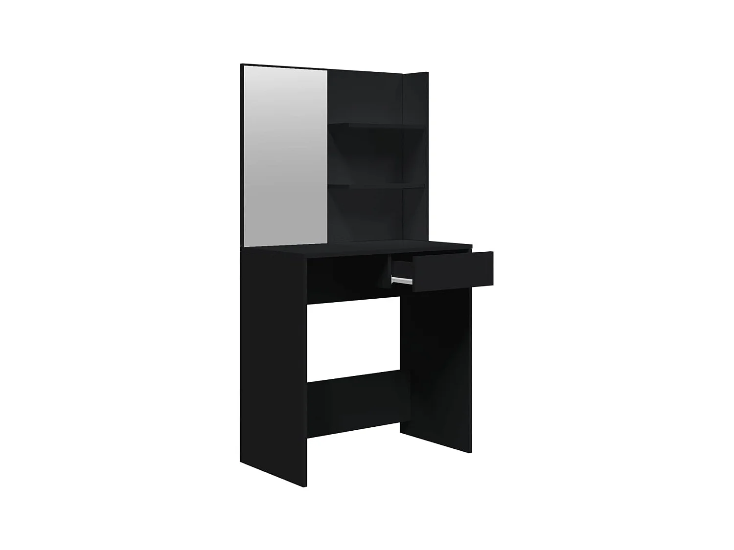 Juego de tocador negro 74,5x40x141 cm