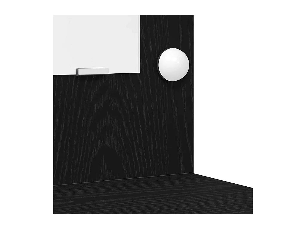 Coiffeuse Chêne noir 50 x 41 x 135 cm Bois d'ingénierie