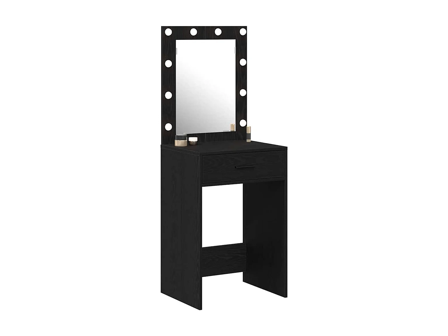 Coiffeuse Chêne noir 50 x 41 x 135 cm Bois d'ingénierie