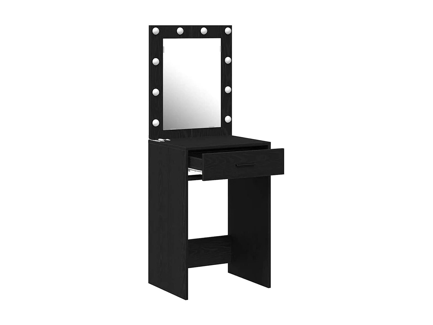 Coiffeuse Chêne noir 50 x 41 x 135 cm Bois d'ingénierie