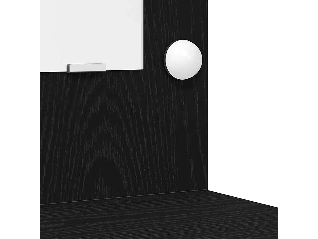 Coiffeuse Chêne noir 50 x 41 x 135 cm Bois d'ingénierie