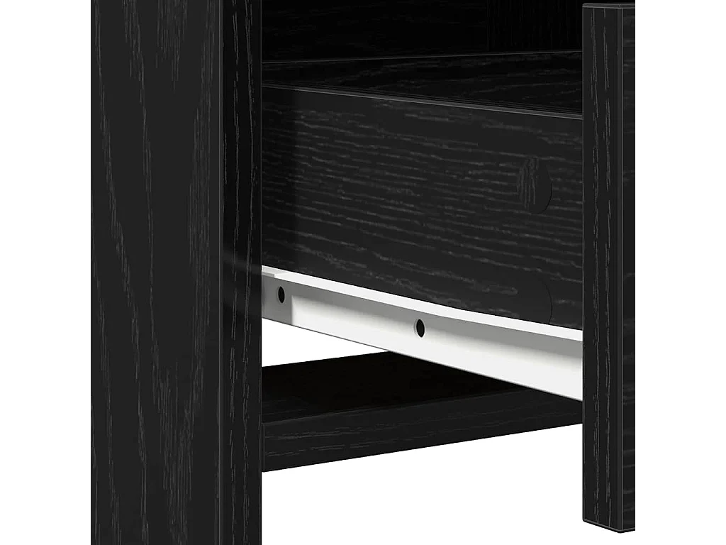 Coiffeuse Chêne noir 50 x 41 x 135 cm Bois d'ingénierie