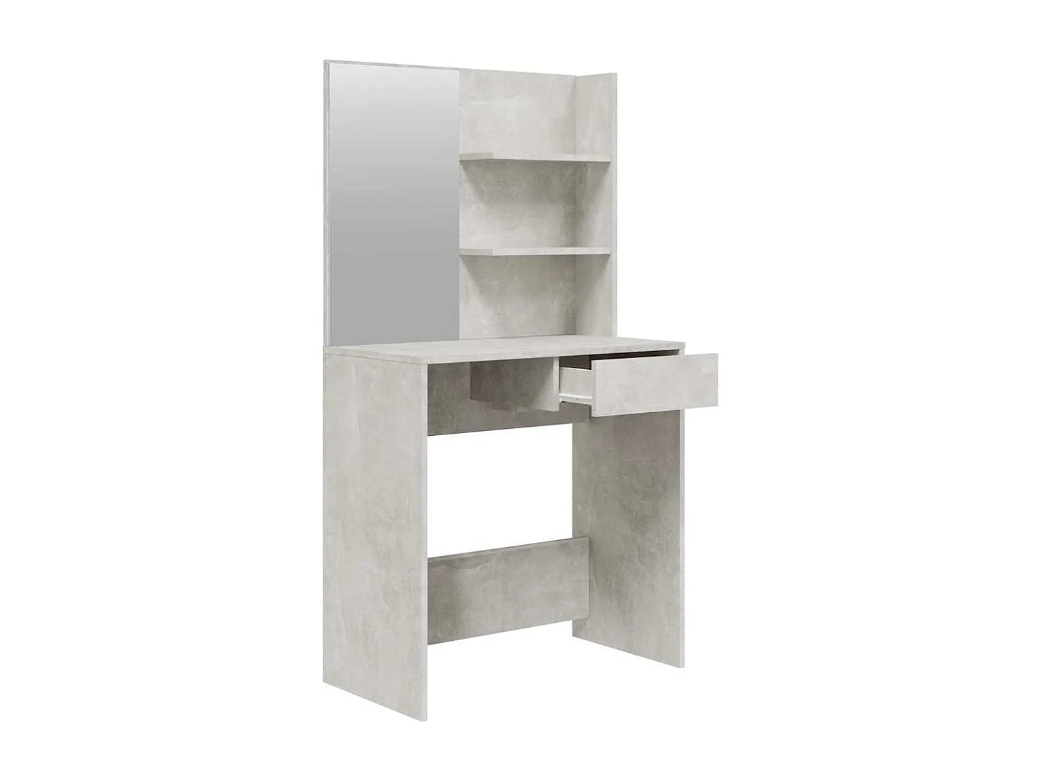 Tocador gris hormigón 74,5 x 40 x 141 cm