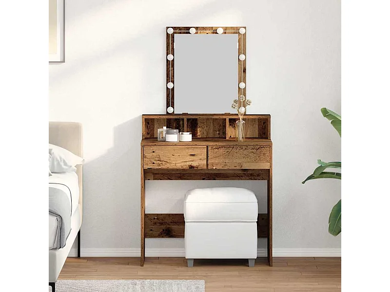 Toletta in legno antico 80 x 41 x 144,5 cm Legno ingegnerizzato