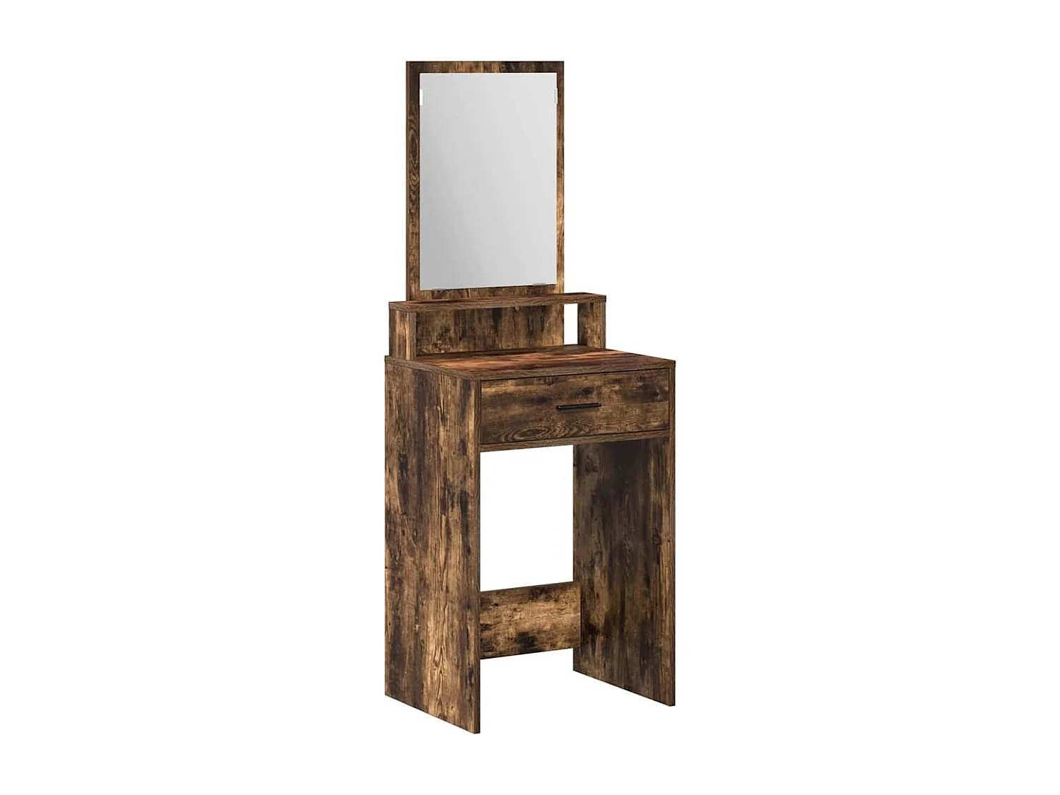 Coiffeuse Chêne fumé 50 x 41 x 140 cm Bois d'ingénierie