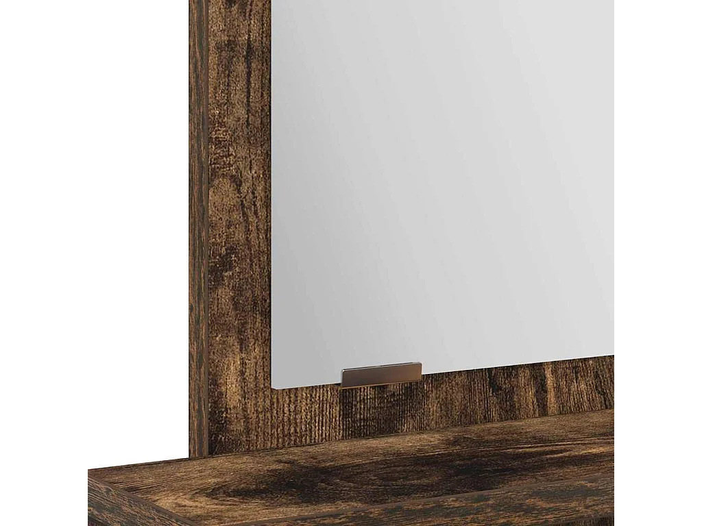 Coiffeuse Chêne fumé 50 x 41 x 140 cm Bois d'ingénierie