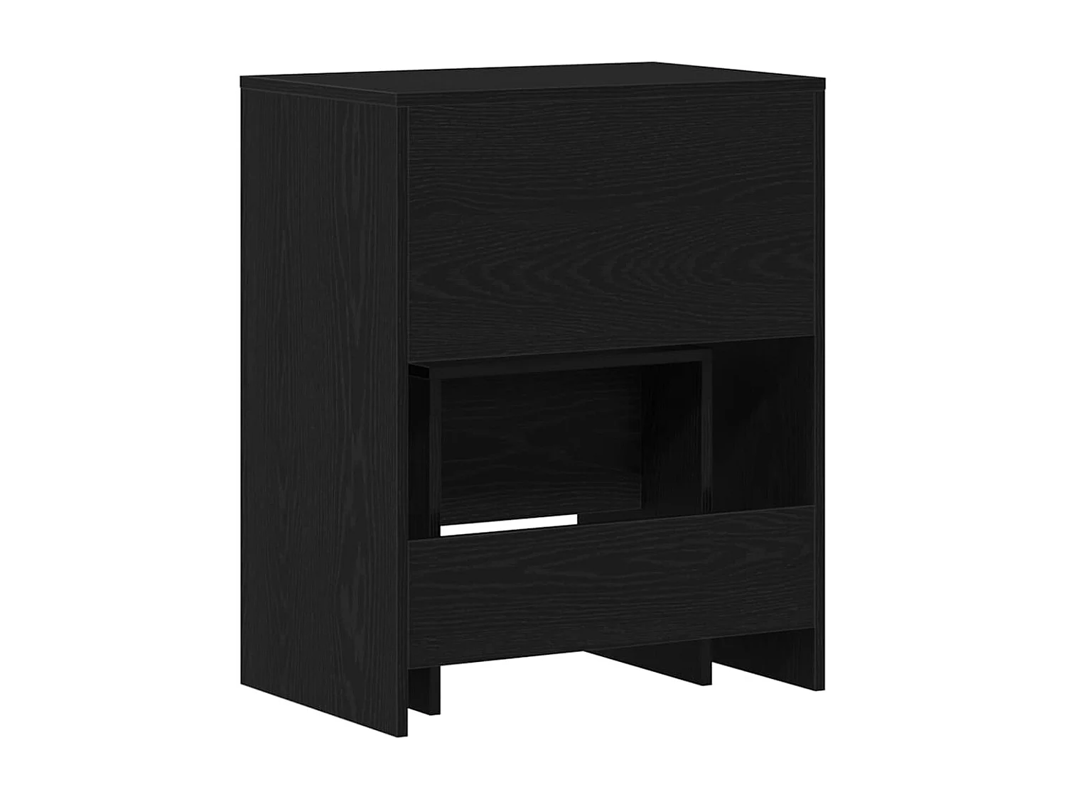 Coiffeuse Chêne noir 60 x 40 x 75 cm Bois d'ingénierie