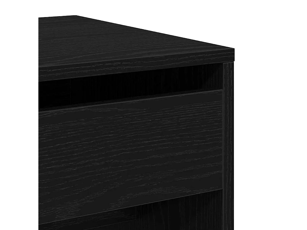 Coiffeuse Chêne noir 60 x 40 x 75 cm Bois d'ingénierie