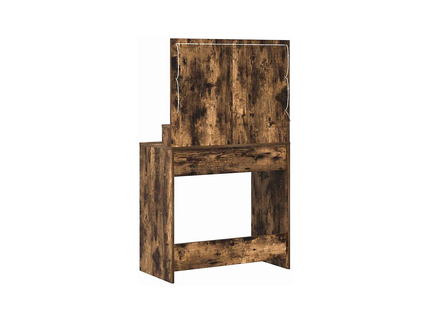 Coiffeuse Chêne fumé 79 x 41 x 135 cm Bois d'ingénierie