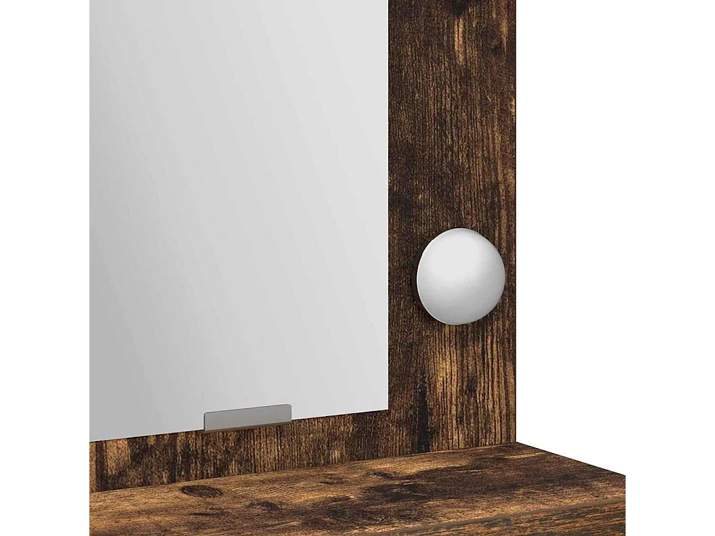 Coiffeuse Chêne fumé 79 x 41 x 135 cm Bois d'ingénierie