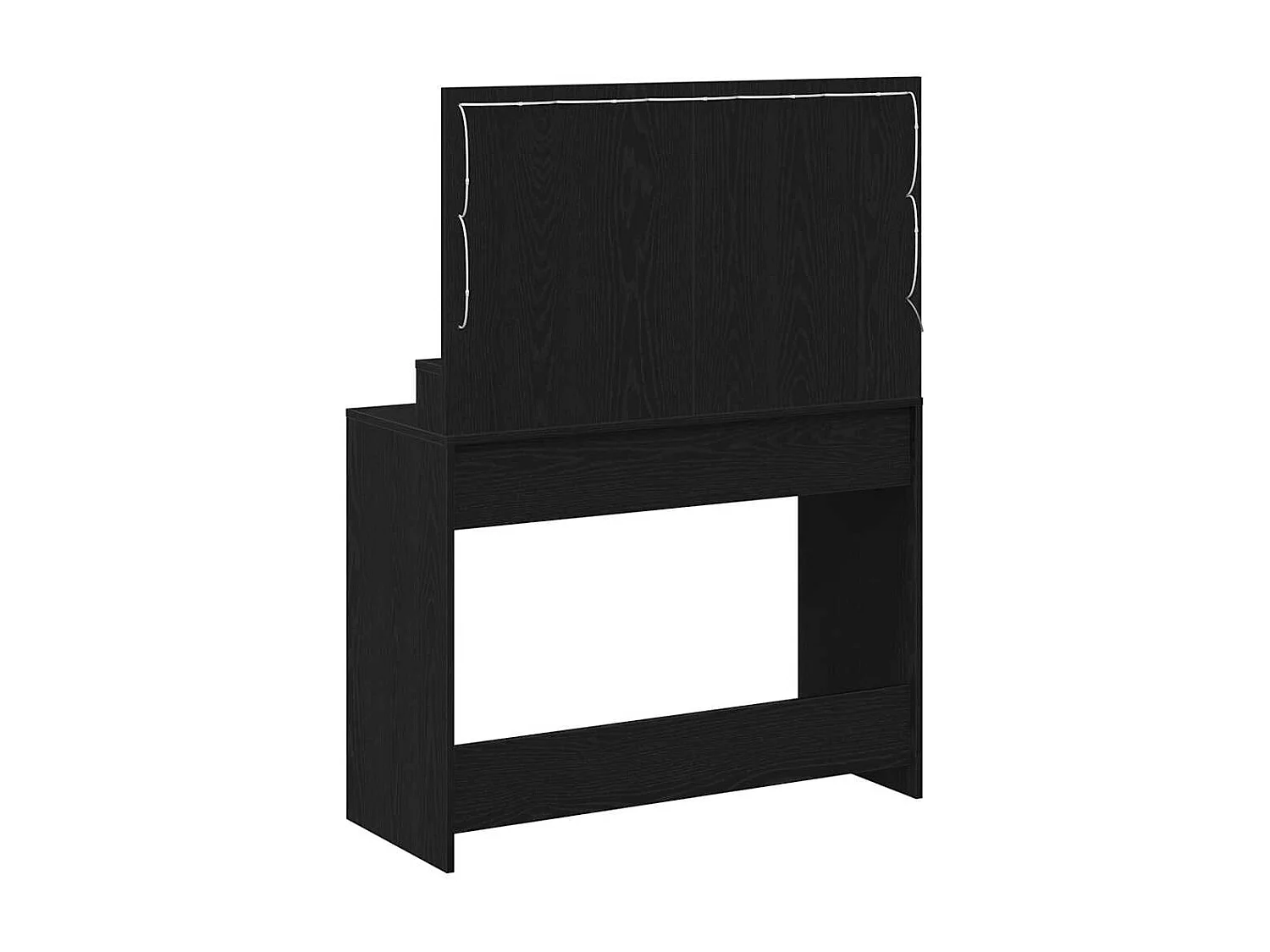 Coiffeuse Chêne noir 100 x 41 x 135 cm Bois d'ingénierie