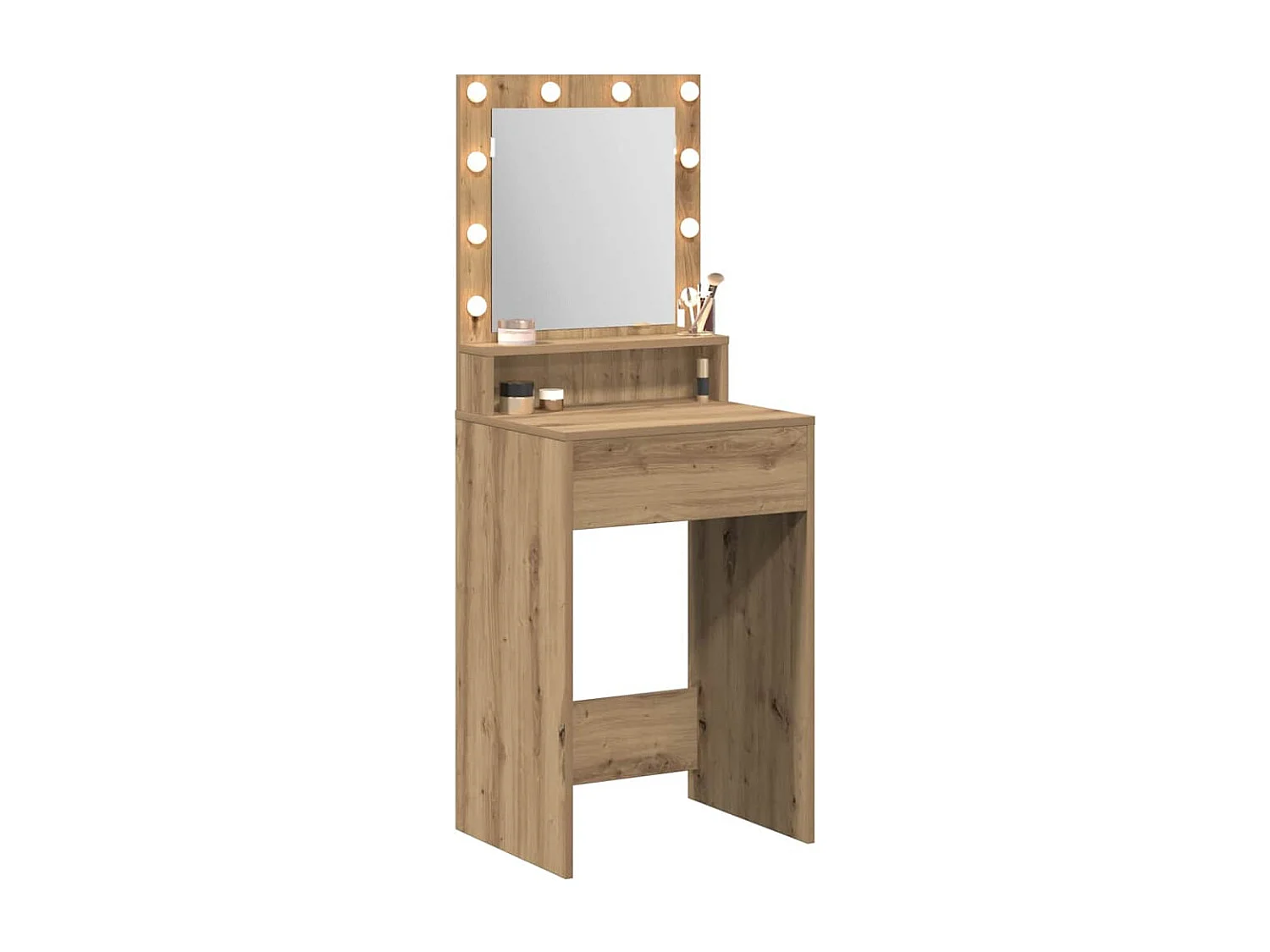 Coiffeuse chêne artisanal 50 x 41 x 135 cm Bois d'ingénierie