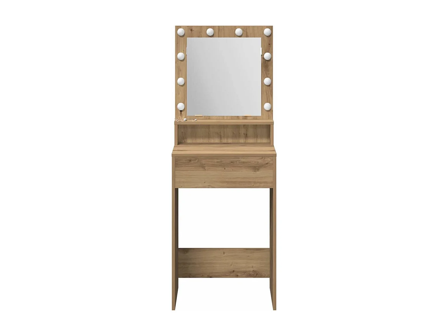 Coiffeuse chêne artisanal 50 x 41 x 135 cm Bois d'ingénierie