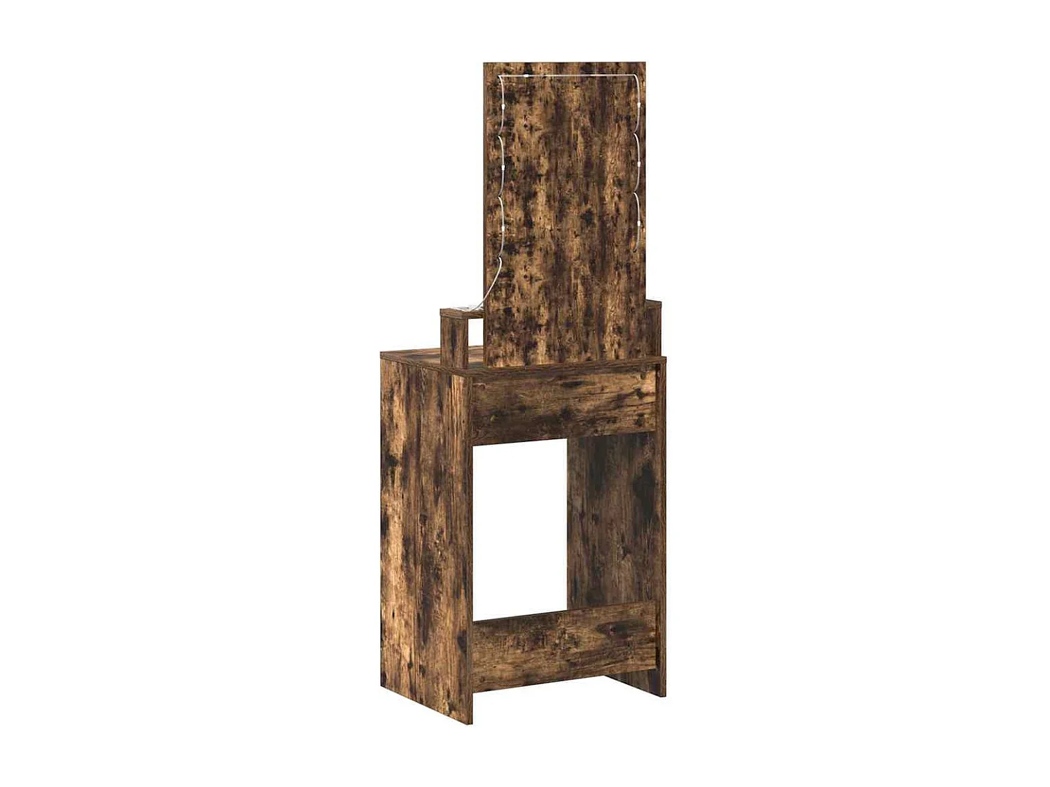 Bruine kaptafel 50 x 41 x 140 cm bewerkt hout