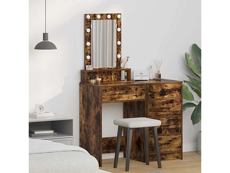 Table de Toilette Marron 50 x 41 x 140 cm Bois d'ingénierie