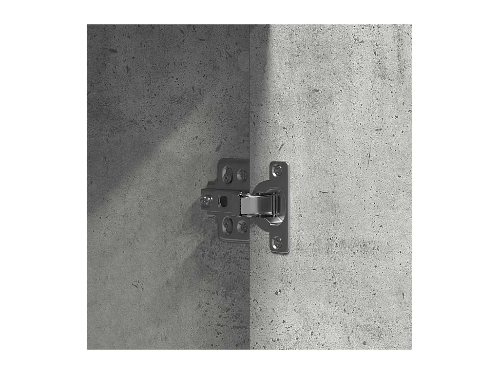 Kaptafel met opbergruimte lichtgrijs 102 x 33 x 135 cm