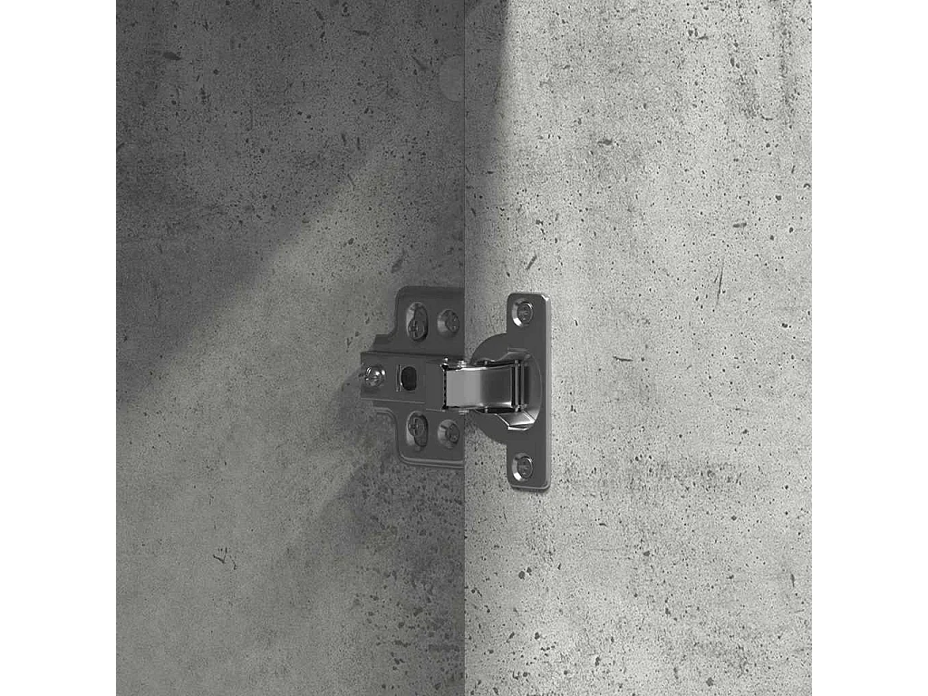 Kaptafel met opbergruimte lichtgrijs 102 x 33 x 135 cm