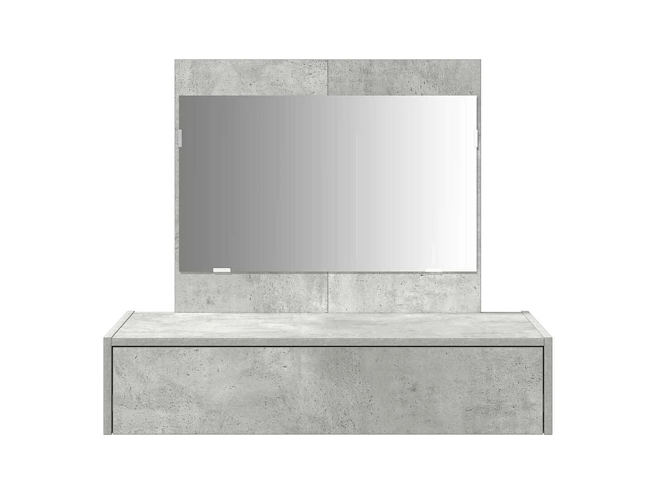 Toletta grigia 83 x 40 x 70 cm in legno ingegnerizzato