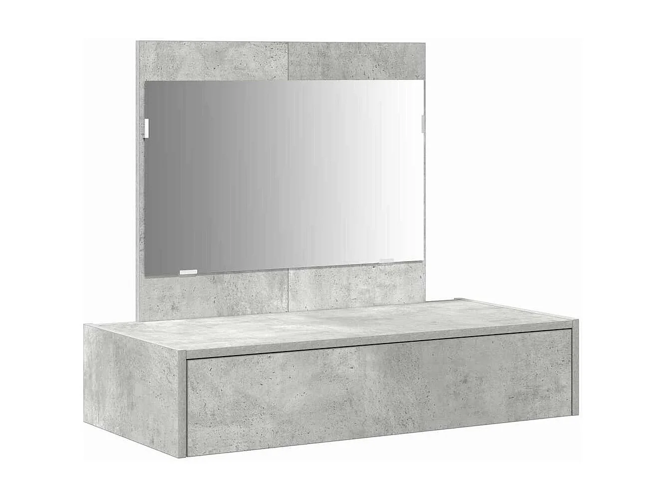 Table de Toilette Gris 83 x 40 x 70 cm Bois d'ingénierie