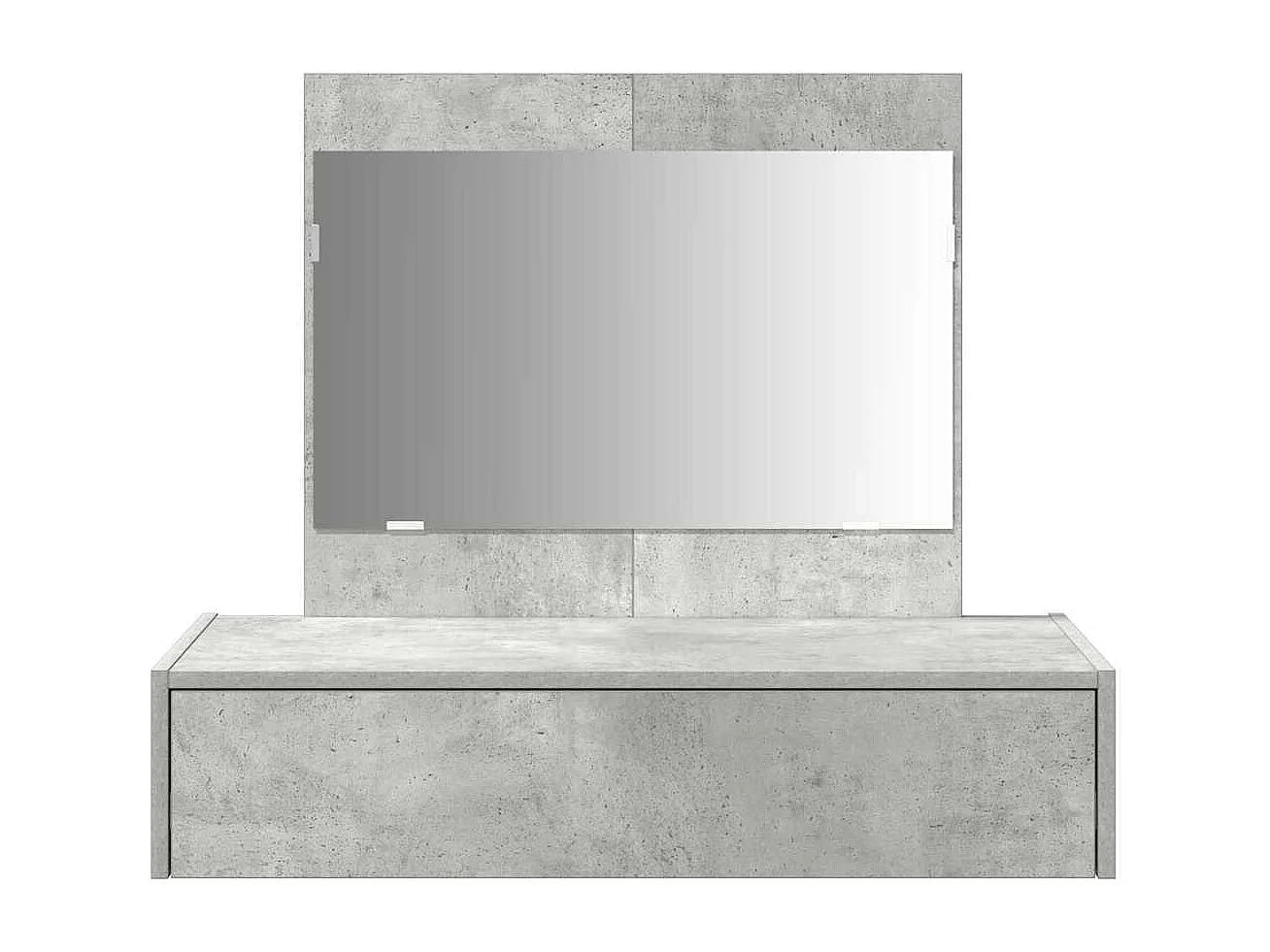 Table de Toilette Gris 83 x 40 x 70 cm Bois d'ingénierie