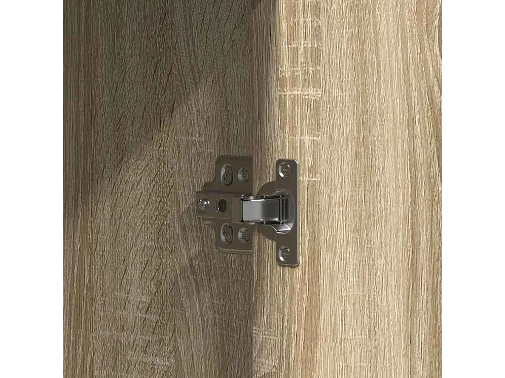 Bruine kaptafel 102 x 33 x 135 cm bewerkt hout