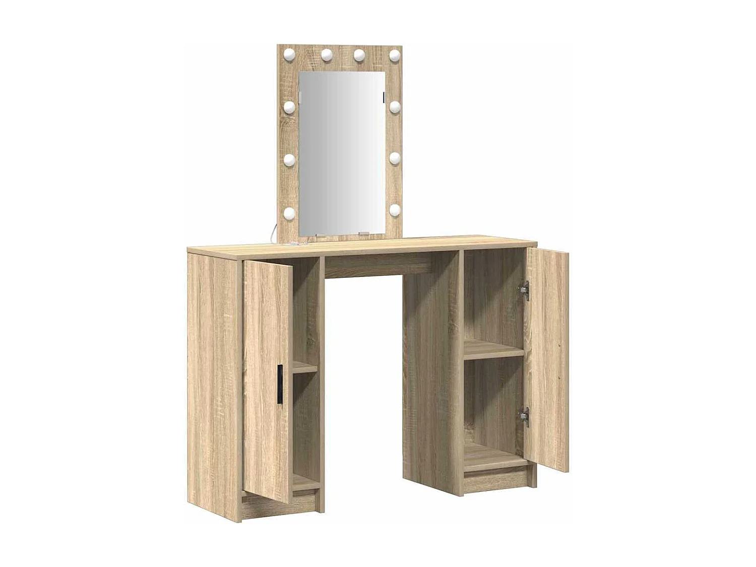 Table de Toilette Marron 102 x 33 x 135 cm Bois d'ingénierie