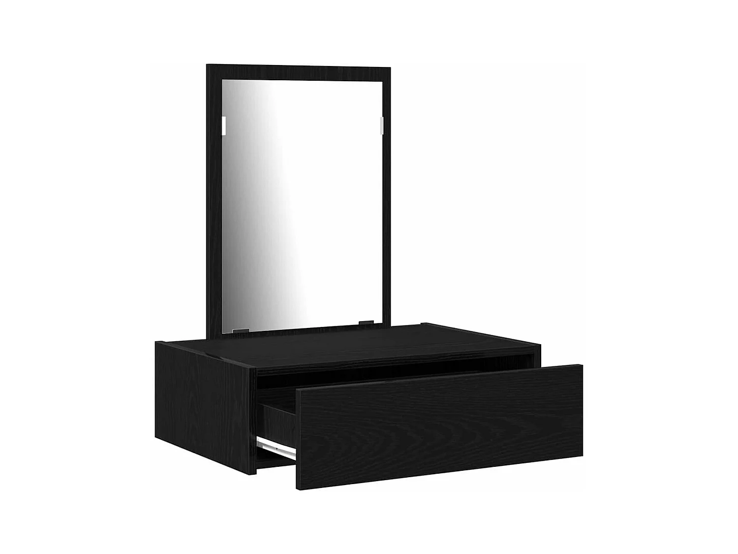 Table de Toilette Noir 60 x 40 x 70 cm Bois d'ingénierie