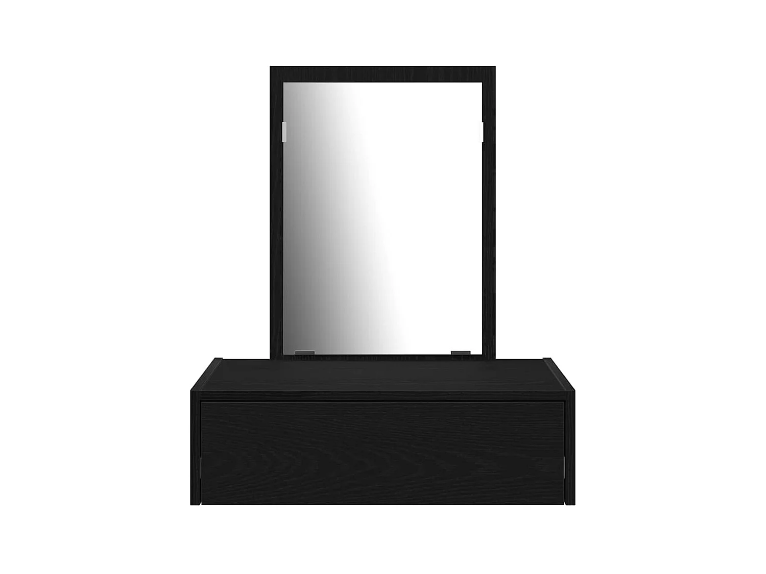 Table de Toilette Noir 60 x 40 x 70 cm Bois d'ingénierie
