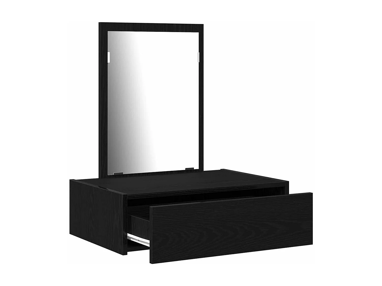 Table de Toilette Noir 60 x 40 x 70 cm Bois d'ingénierie