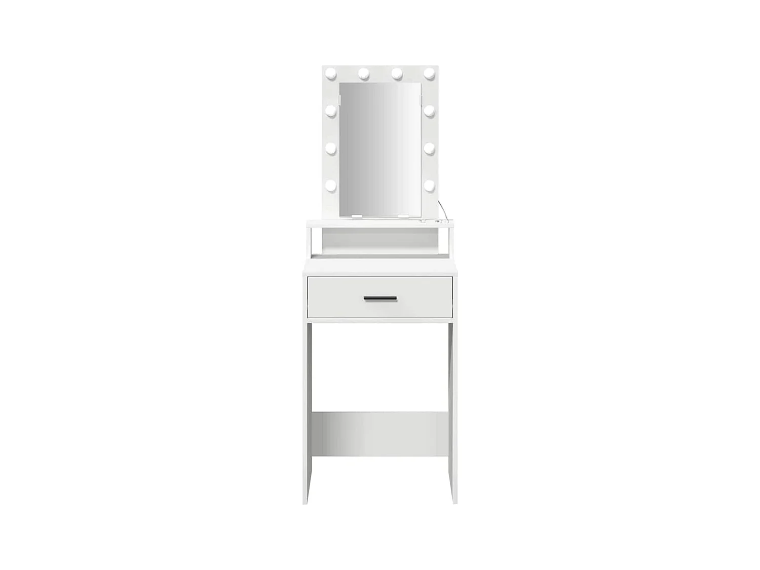 Table de Toilette Blanc 50 x 41 x 140 cm Bois d'ingénierie