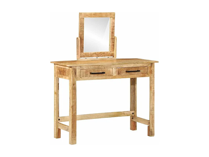 Kaptafel met lade Bruin 100 x 40 x 120 cm