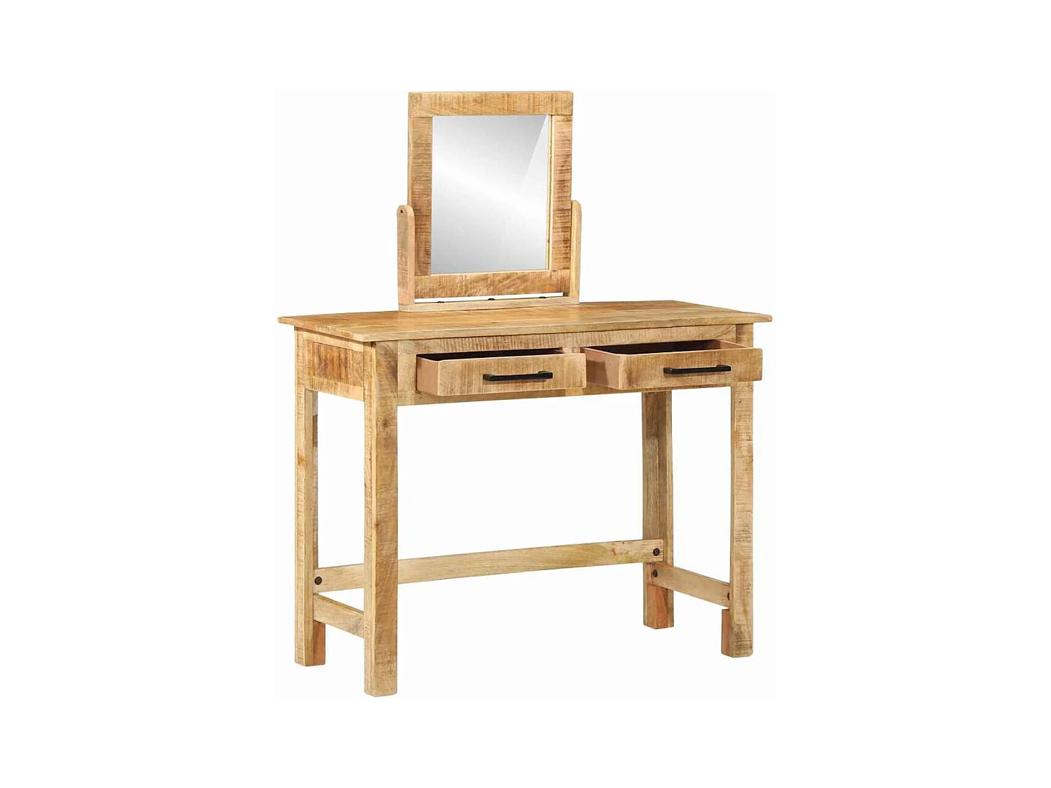 Table de Toilette avec tiroir Marron 100 x 40 x 120 cm