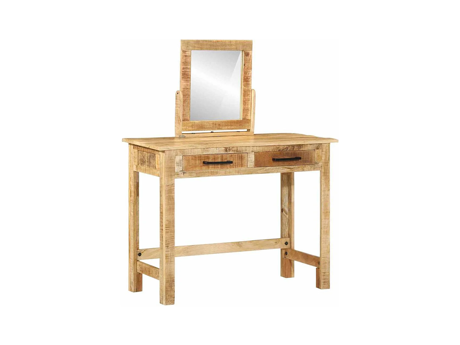 Table de Toilette avec tiroir Marron 100 x 40 x 120 cm