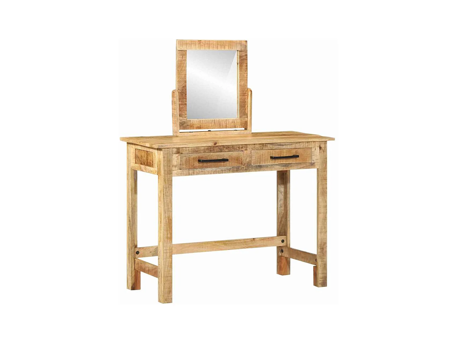 Table de Toilette avec tiroir Marron 100 x 40 x 120 cm