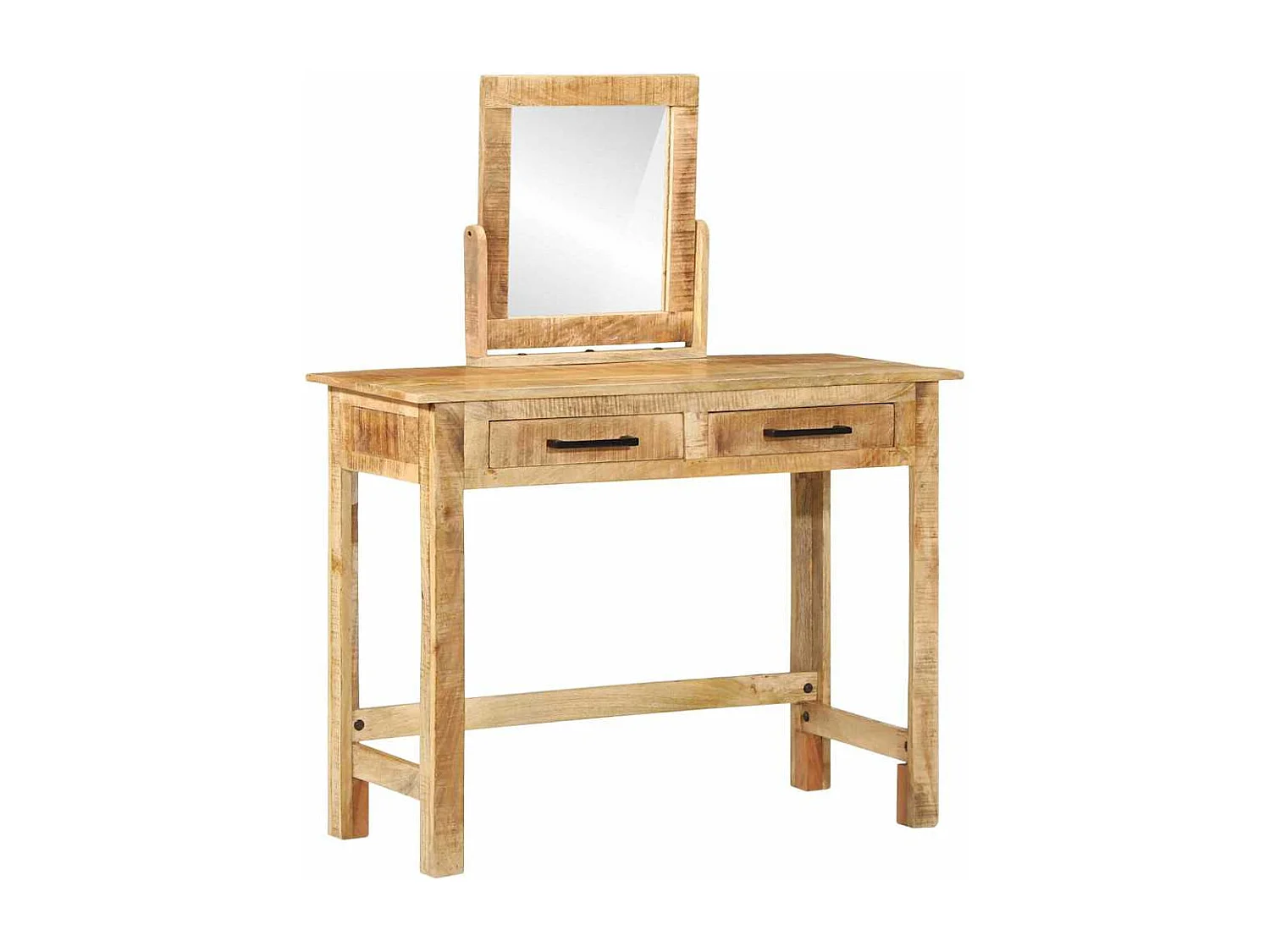 Table de Toilette avec tiroir Marron 100 x 40 x 120 cm