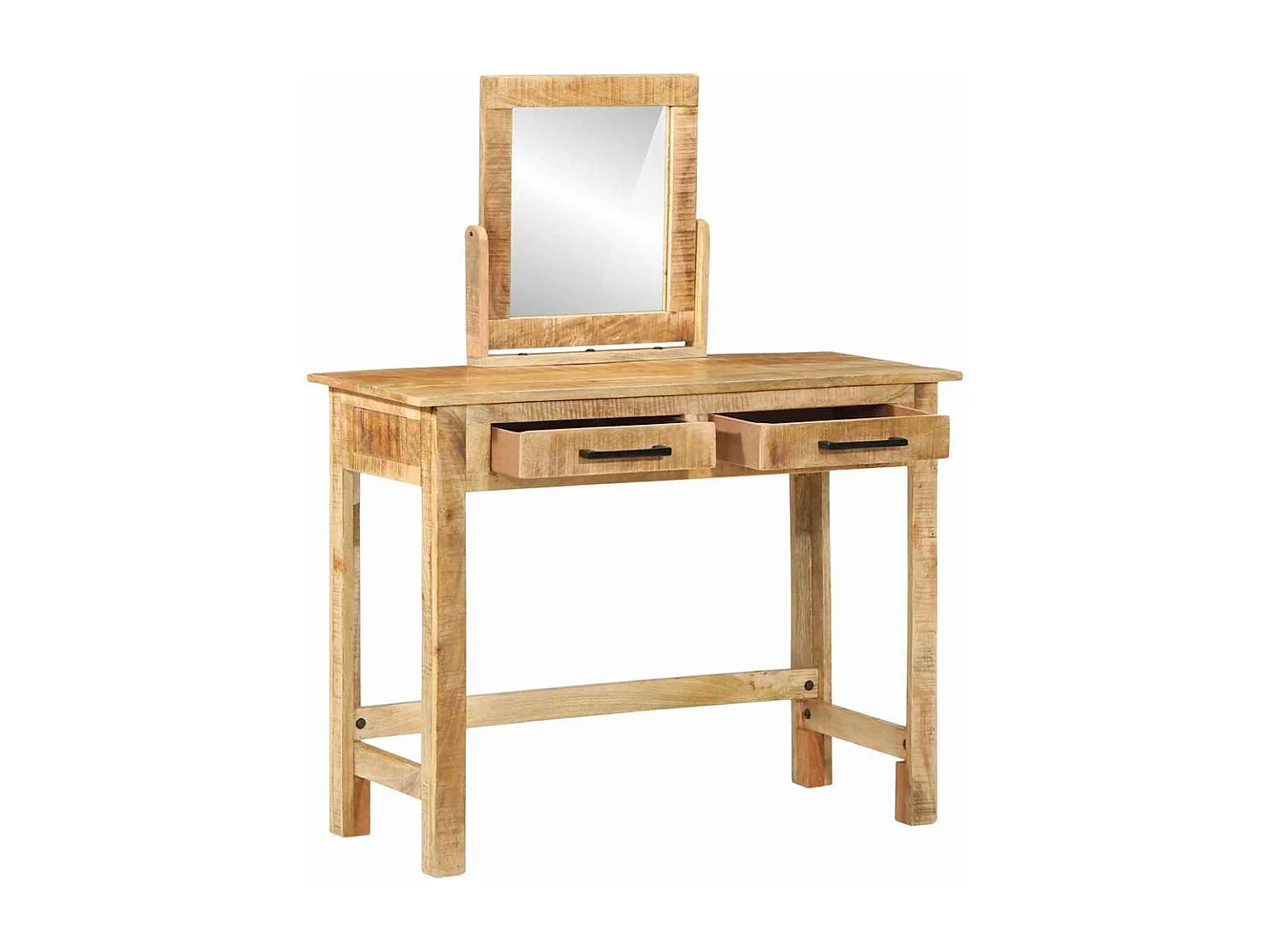 Table de Toilette avec tiroir Marron 100 x 40 x 120 cm