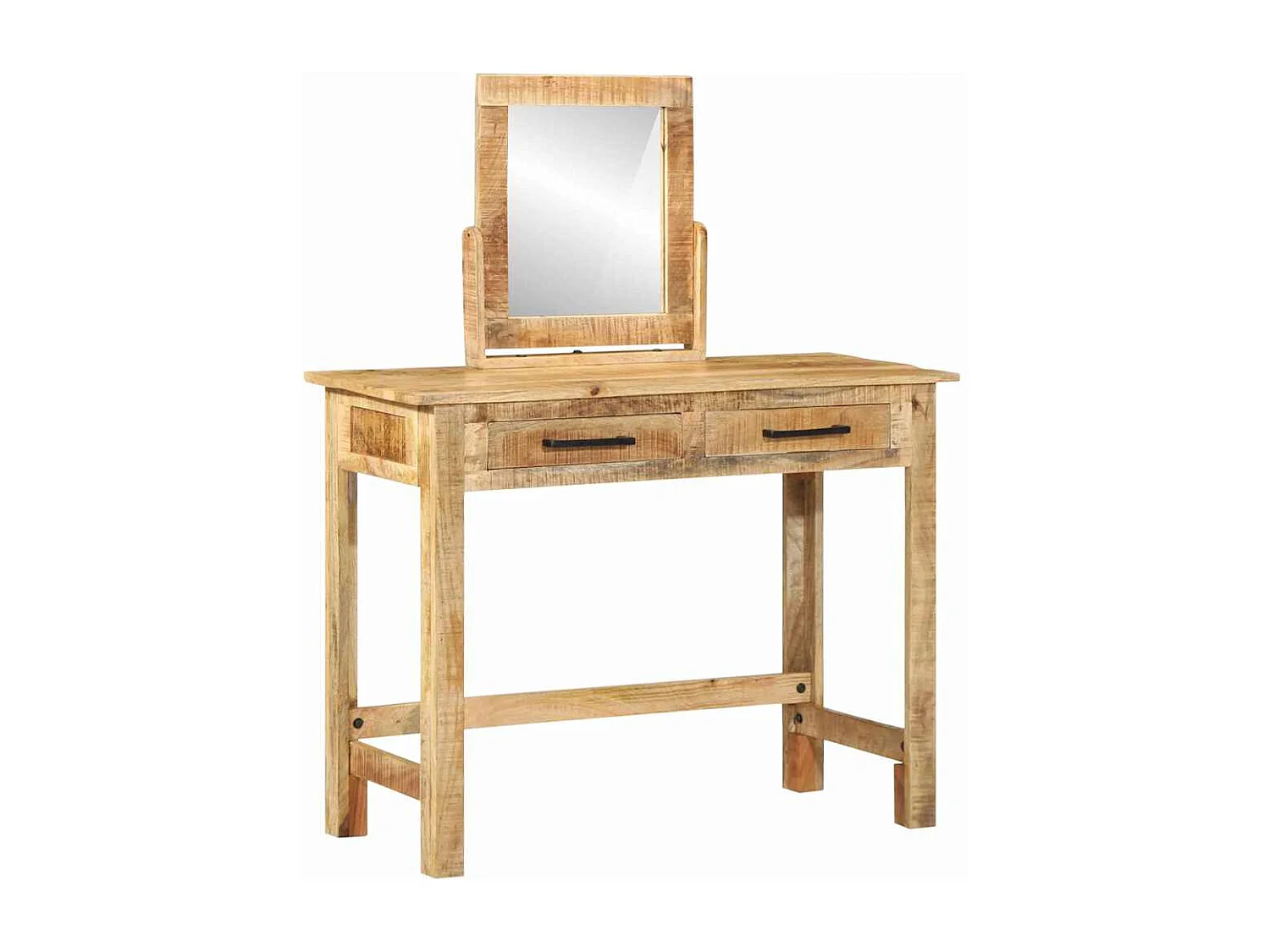 Table de Toilette avec tiroir Marron 100 x 40 x 120 cm