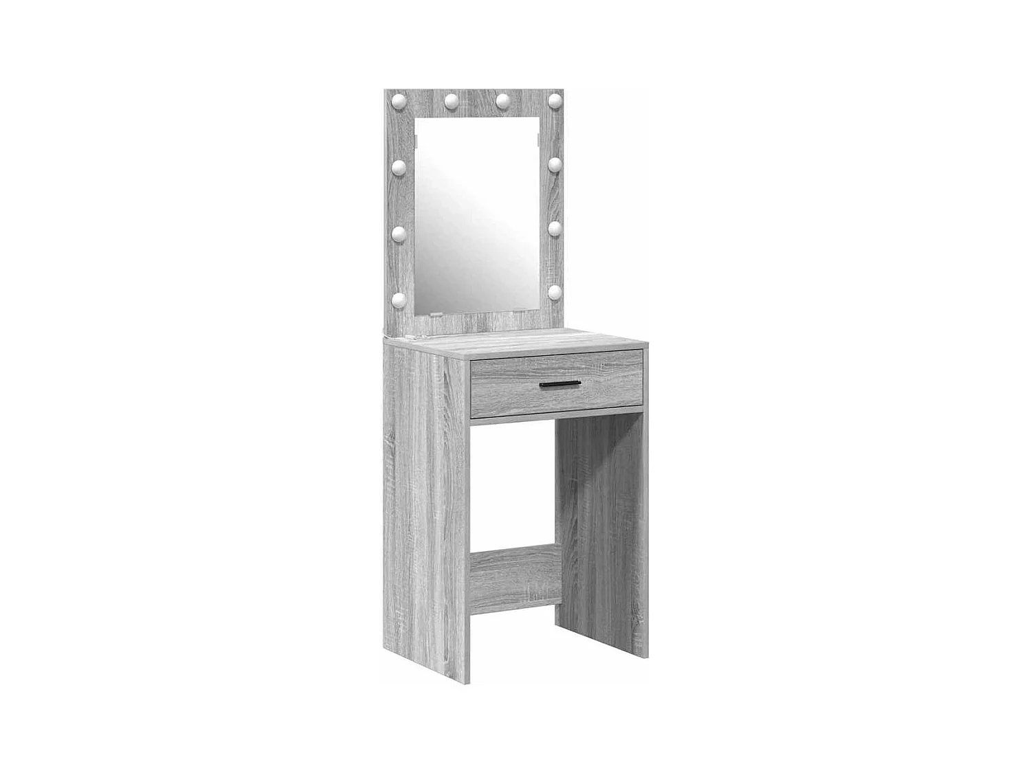 Coiffeuse Gris Sonoma 50 x 41 x 135 cm Bois d'ingénierie