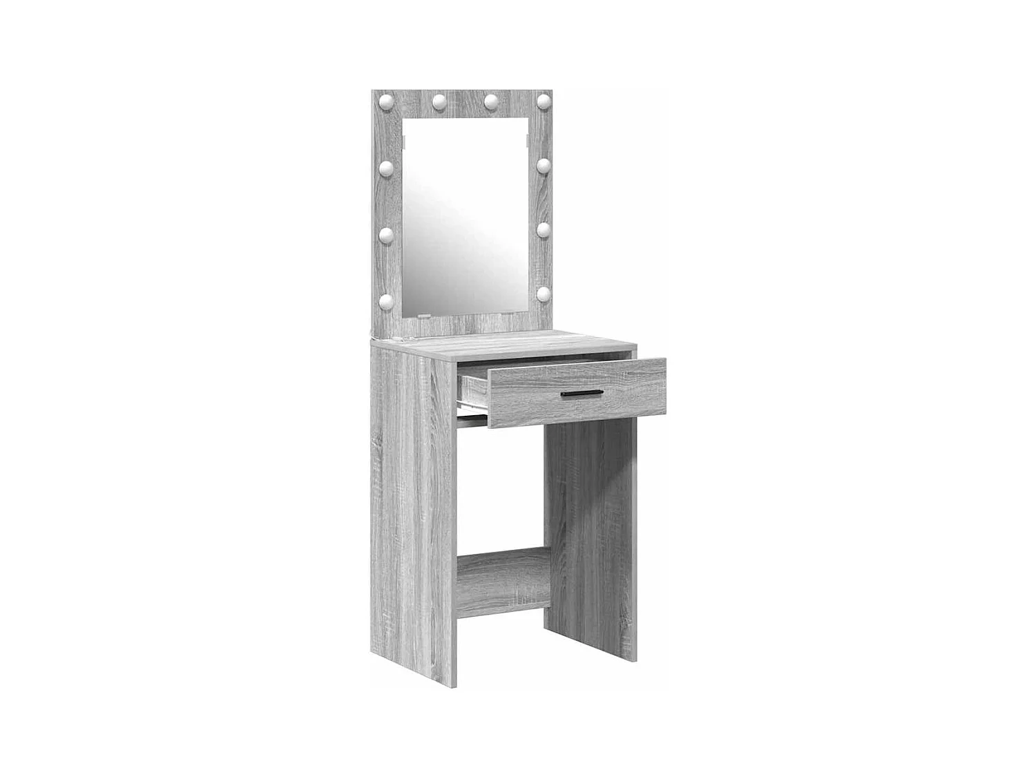 Coiffeuse Gris Sonoma 50 x 41 x 135 cm Bois d'ingénierie