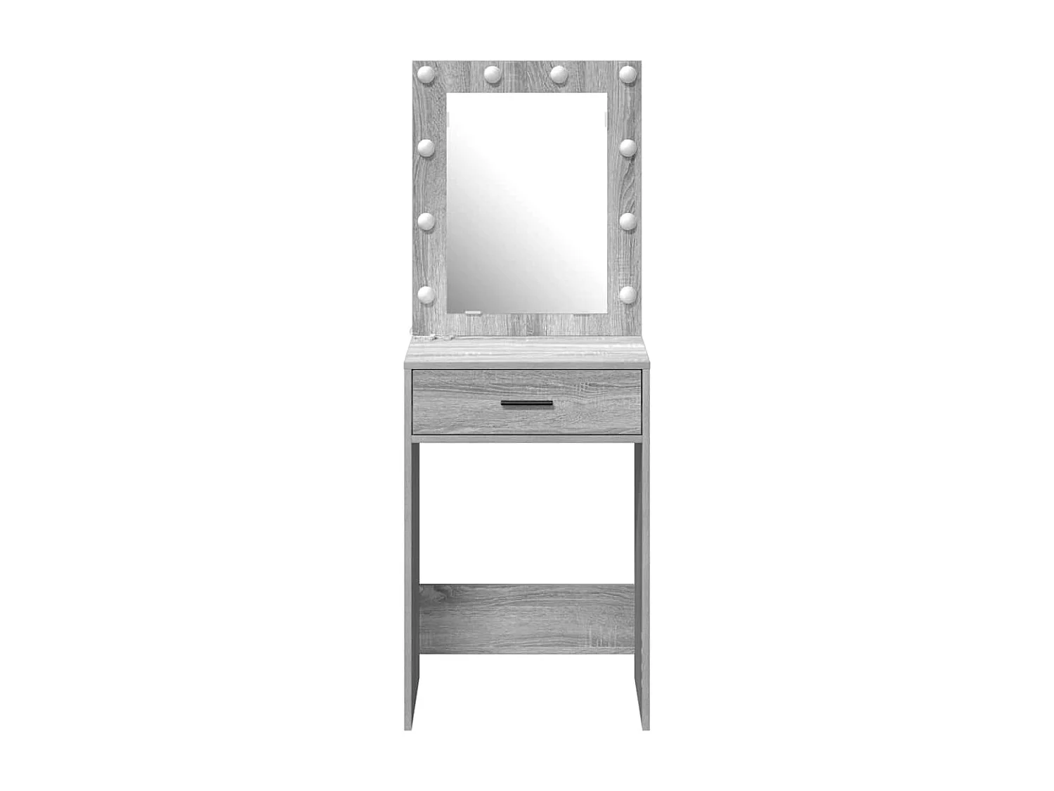 Coiffeuse Gris Sonoma 50 x 41 x 135 cm Bois d'ingénierie