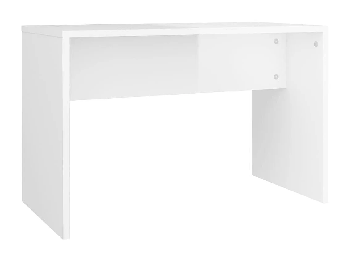 Set da toeletta Bianco lucido 74,5x40x141 cm