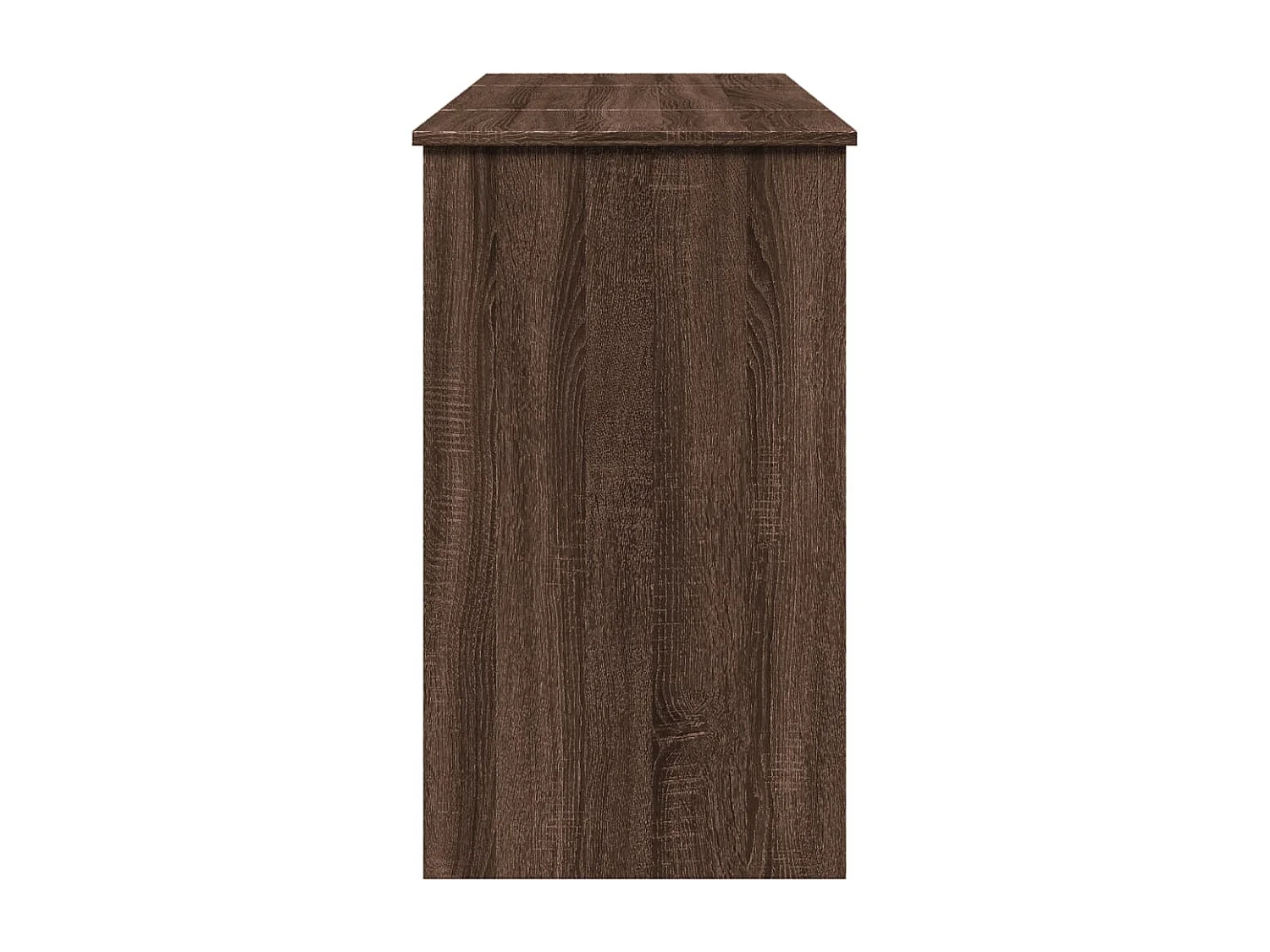 Coiffeuse avec miroir chêne marron 100x45x76 cm