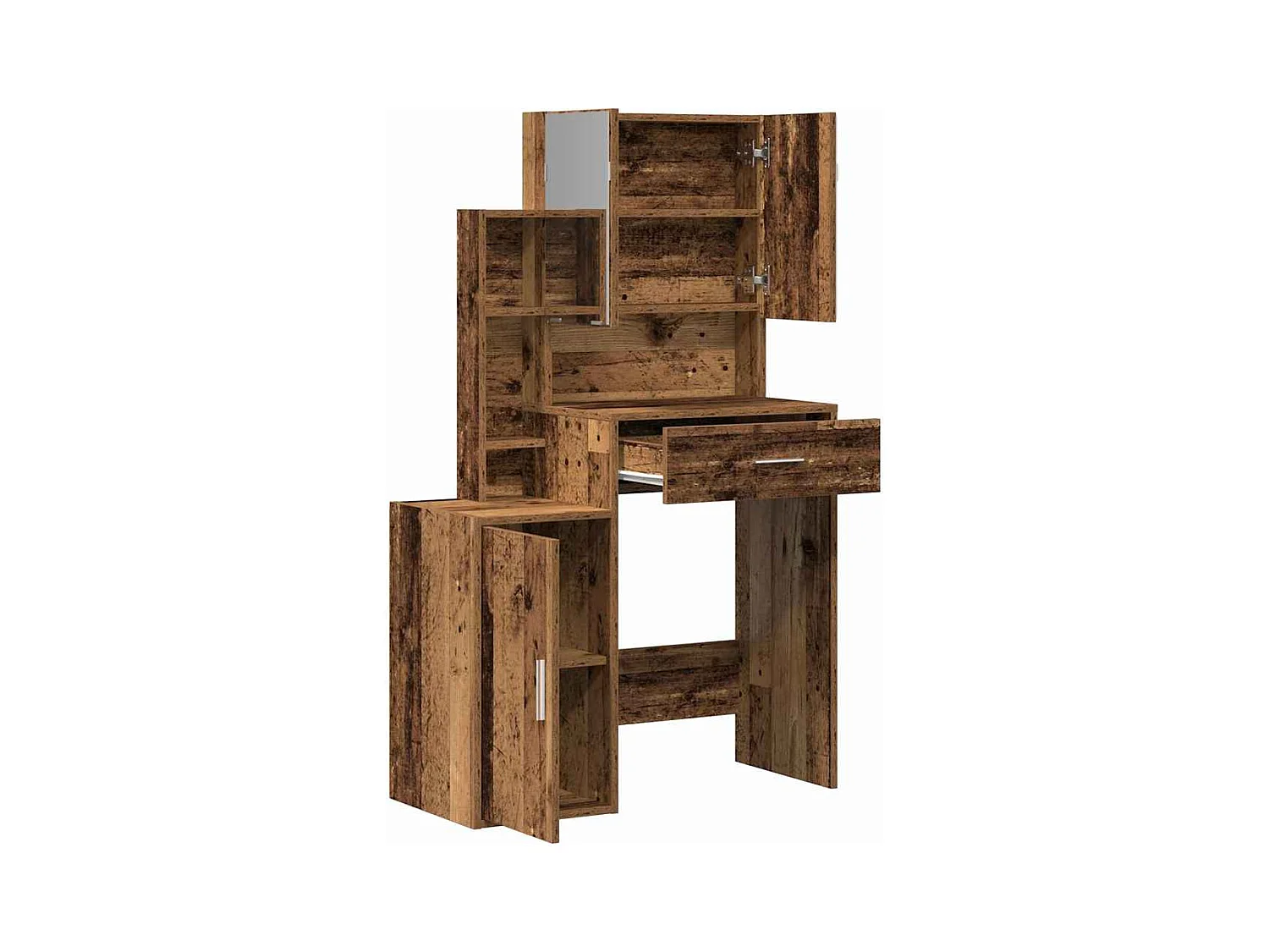 Coiffeuse Bois Ancien 80 x 35 x 132 cm Bois d'ingénierie